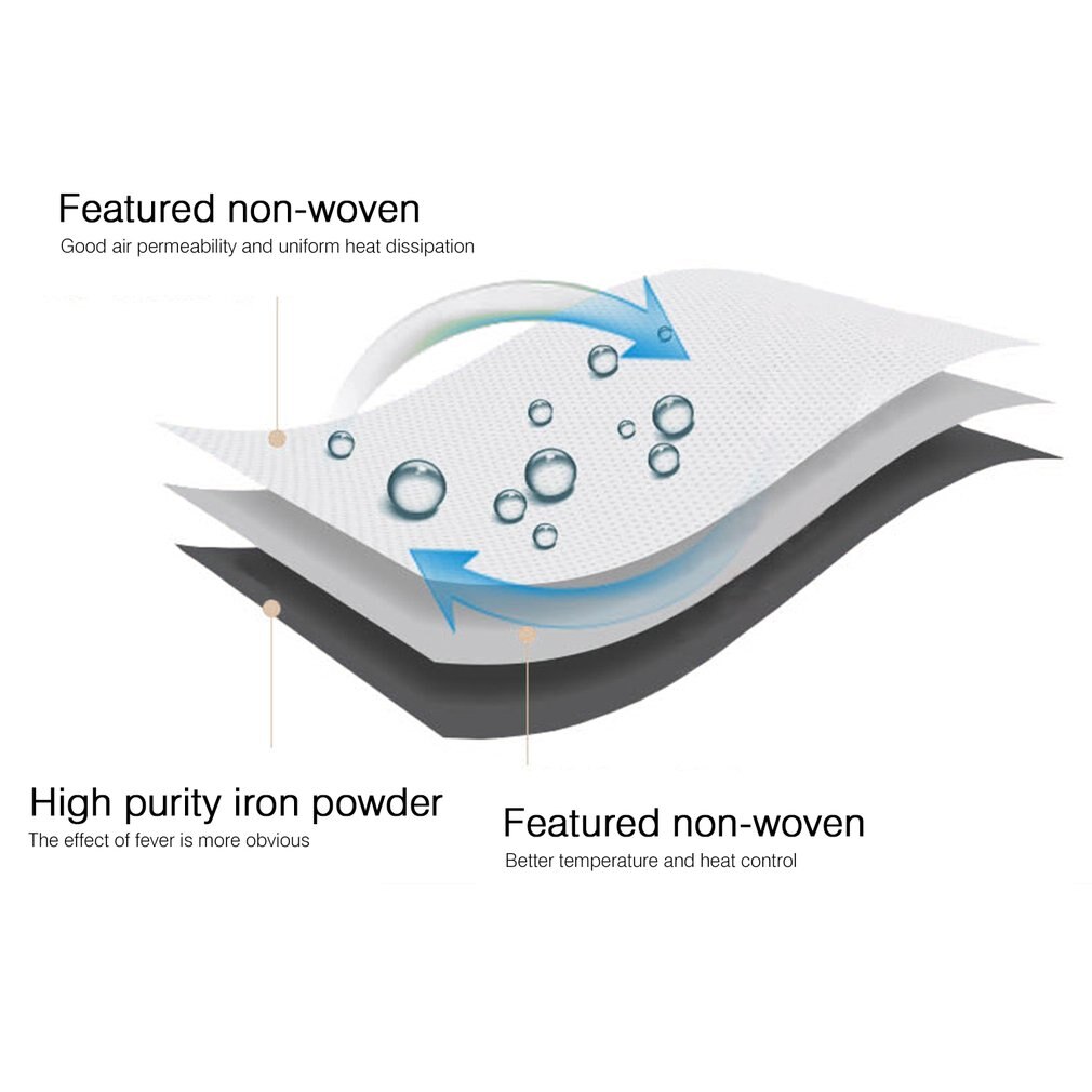 Comfortable Winter Keep Warm Body Warmer Sticker Safe Long Lasting Unisex Body Heat Patch Keep Body Warm Paste Pads: Default Title