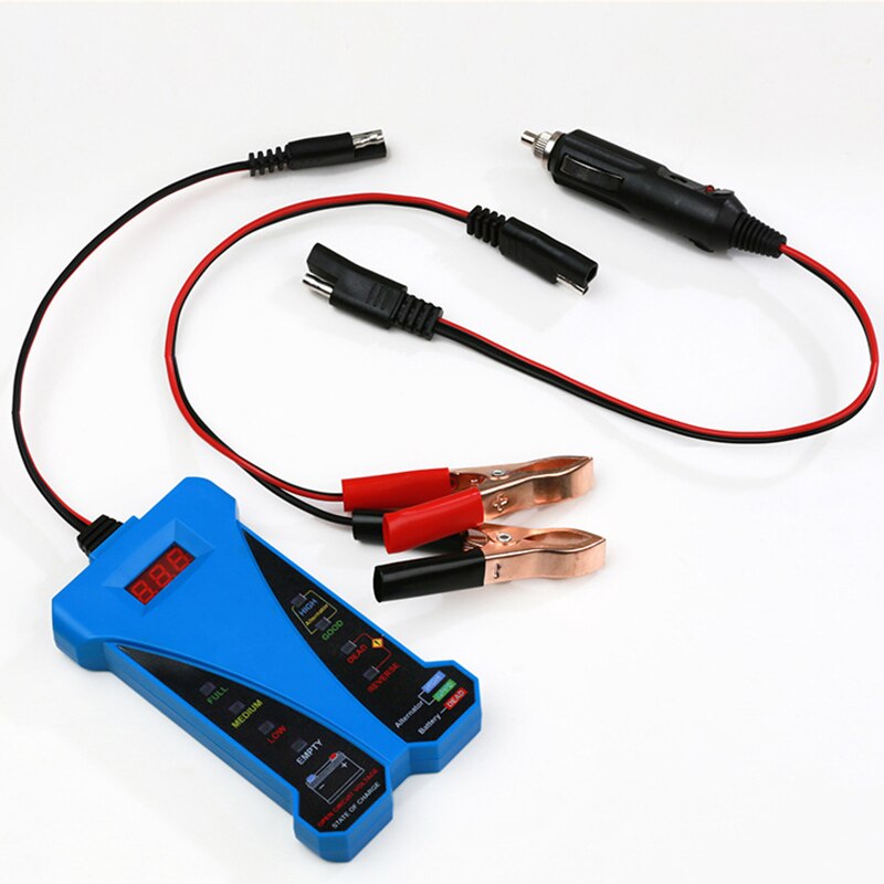 12v digitalt batteritester voltmeter og opladningssystemanalysator med lcd display batteri generator tester: G31805 type b