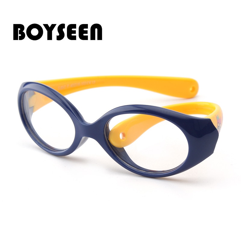 BOYSEEN Children's glasses frame Silicone frame Outdoor sports Kid Optical glasses 852