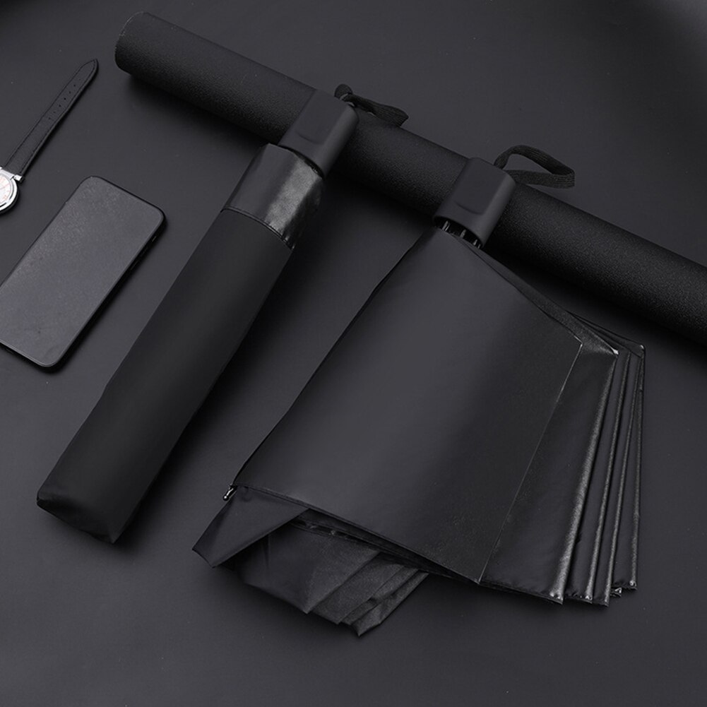 Sombrilla plegable de viaje con protección UV, 58 pulgadas, 3 pliegues, para la familia, resistente al viento, para Golf, exteriores, negocios, Extra grande, portátil