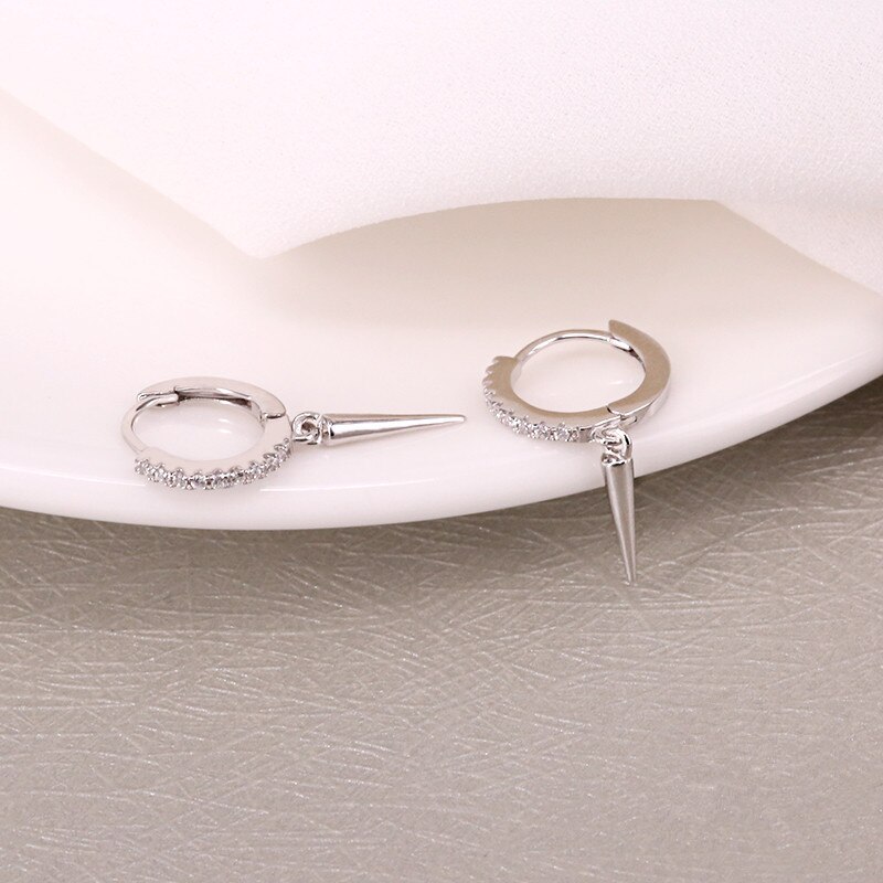 Ying Vahine 100% 925 Sterling Zilver Klinknagel Hanger Kleine Stud Oorbellen Voor Vrouwen