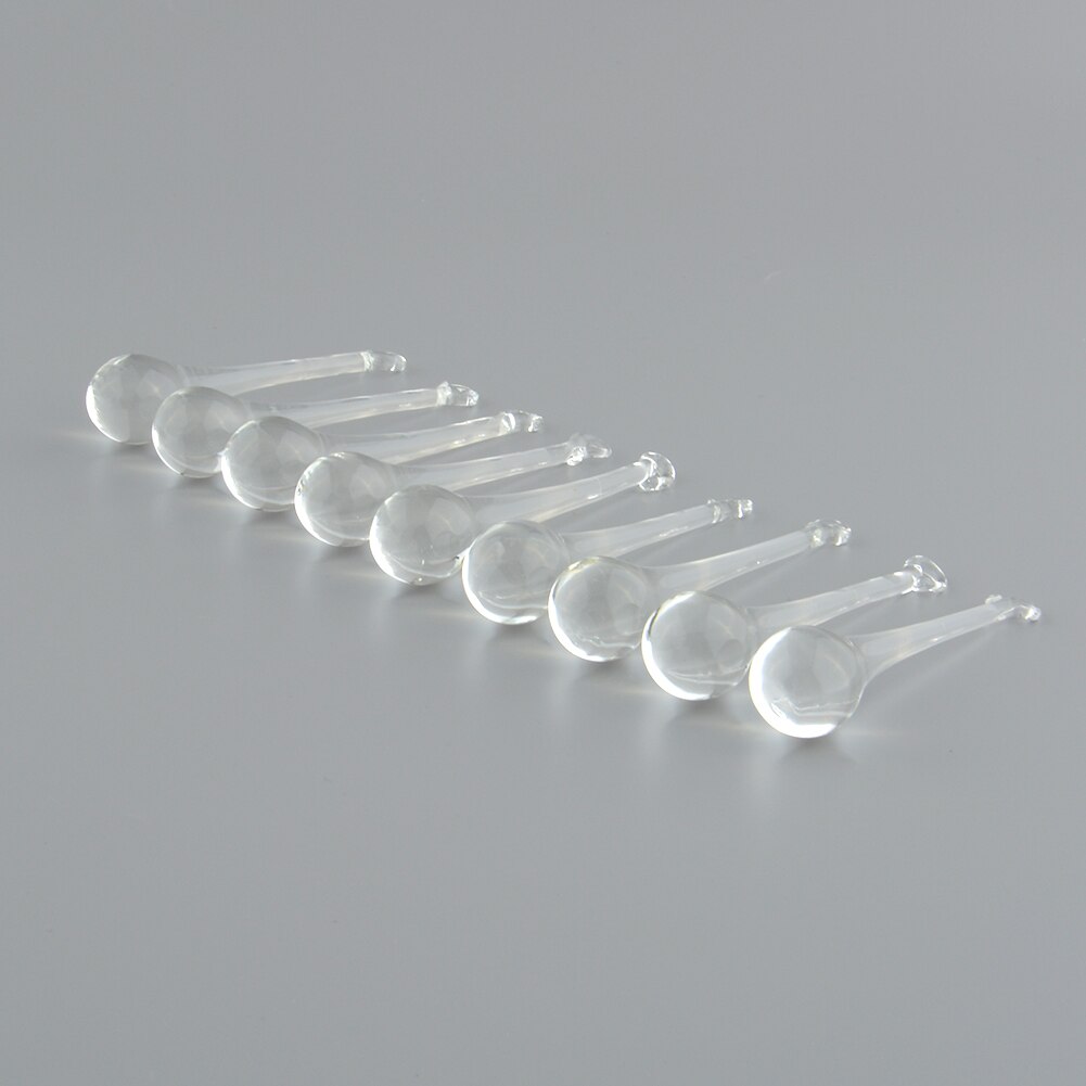 10x Kroonluchter Lamp Licht Hanger Onderdelen Clear Crystal Prisma Home Decor