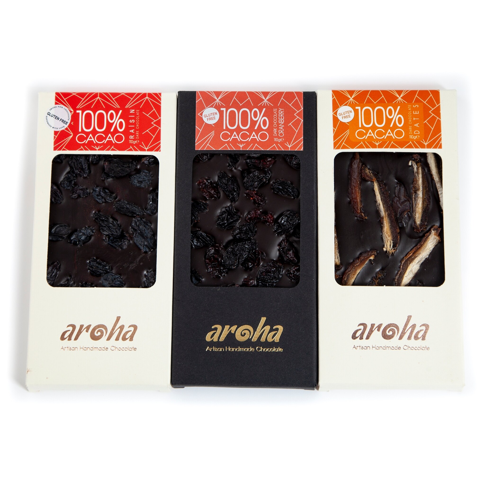 Aroha çikolata şekersiz seri -  % 100 kakao