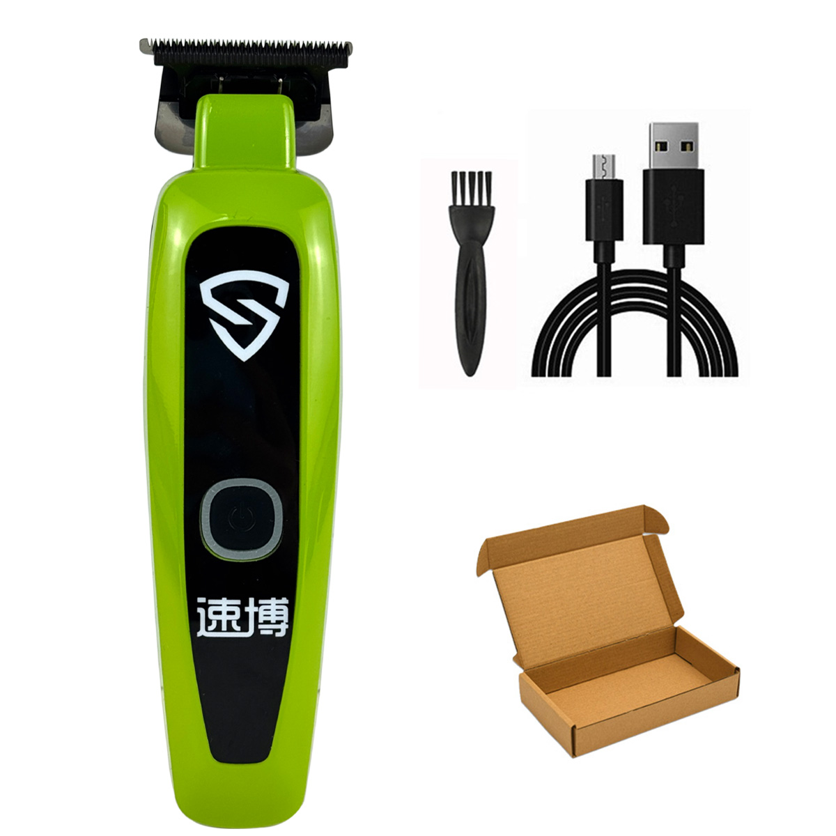 Brdclip x5 7200rpm aparador de cabelo profissional dlc lâmina de squama máquina de acabamento de cabelo detalhe clipper para homem barbearia: Rosa