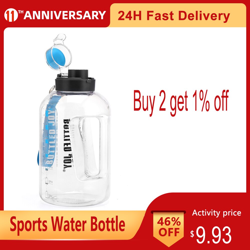 Sport Wasser Flasche Fahrrad Wasser Flasche Trinken Wasserkocher Große Kapazität Sport Wasser Krug Fitnessstudio Fitness Wasserkocher Für Camping