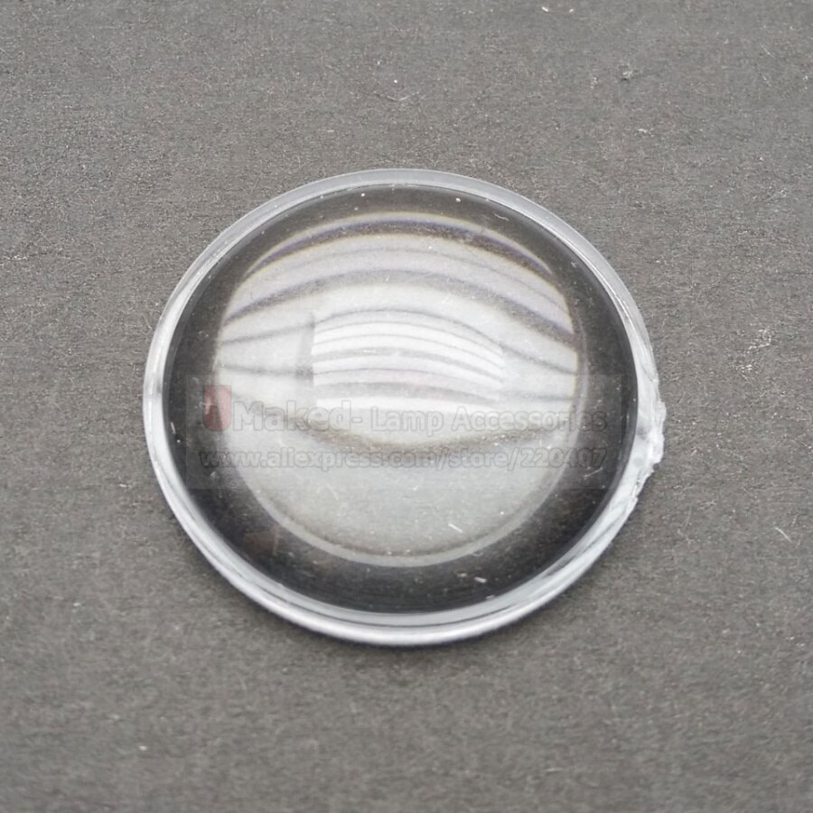23mm led-linse halvcirkel plano-konvekse led-linser optisk linsekvalitet pmma glat ansigt til linsereflektor