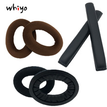 Headphone Ear Pads - Replacement Earpads for Sennheiser PC350 HD380 Pro - Leather