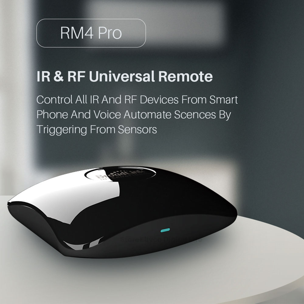 Broadlink  rm4 pro  rm4c mini universel intelligent fjernbetjening smart home automation kompatibel alexa google home