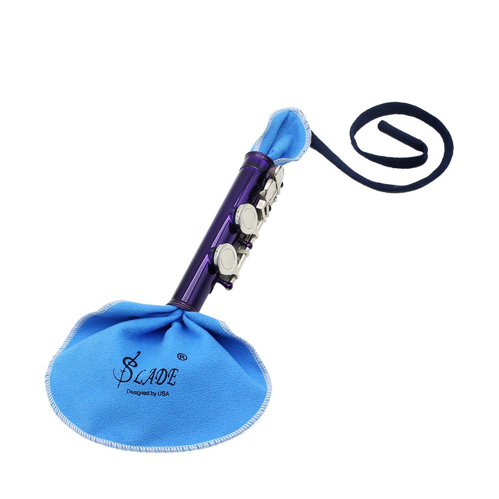 Detergente per panno di pulizia in pelle scamosciata sintetica artificiale per flauto tenore contralto clarinetto sassofono Soprano accessori per Sax strumento di manutenzione
