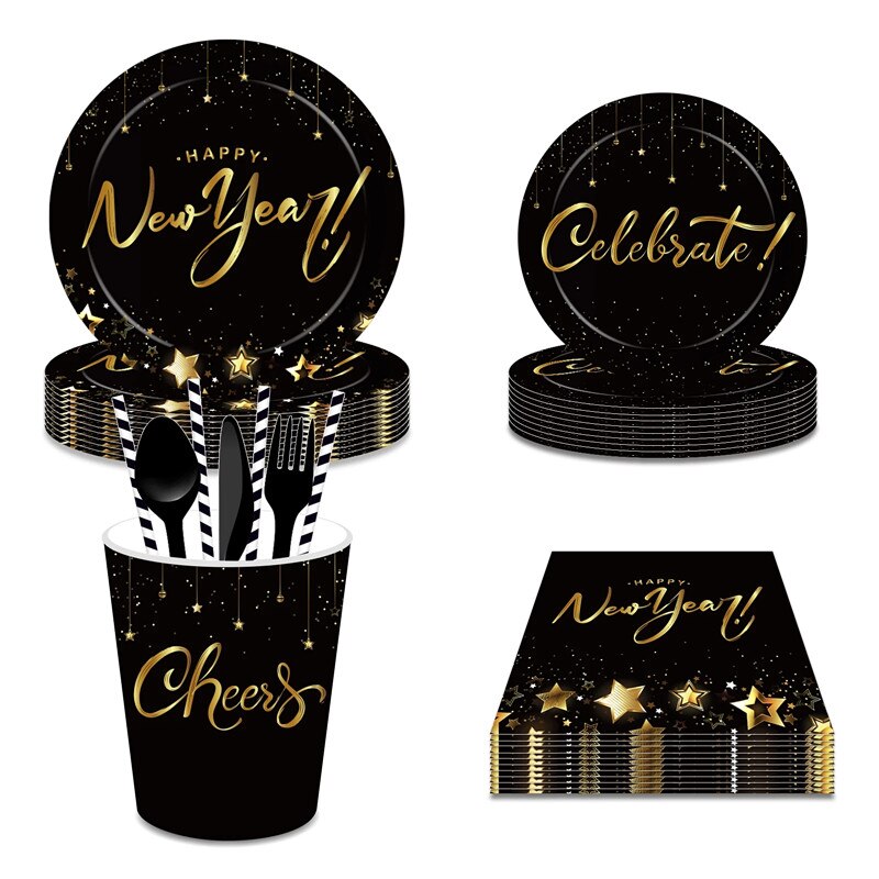 25 Stuks Gelukkig Nieuwjaar Diy Photobooth Props Vrolijk Kerstfeest Decoraties Xmas Photobooth Party Gunsten