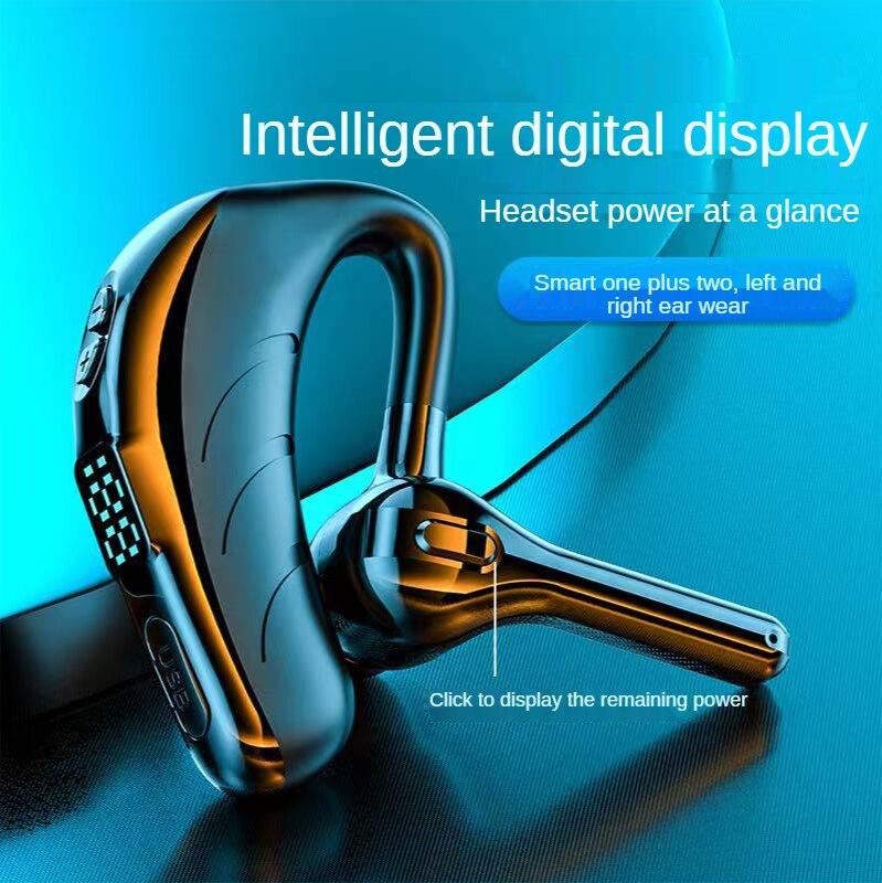 X13 zestaw słuchawkowy na jedno ucho z mikrofonem Bluetooth 5.1 słuchawka z redukcją szumów wodoodporna słuchawka bezprzewodowy zestaw głośnomówiący długi czas czuwania