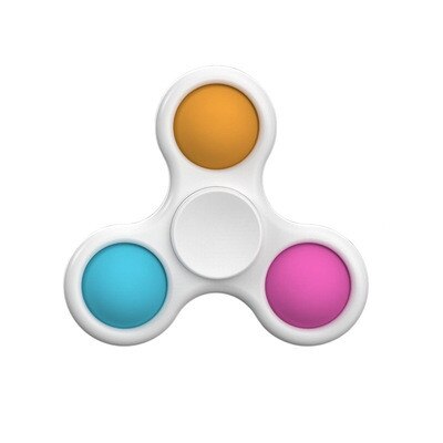 Simple Dimple Fidget Spinner Toys Anti Stress Relief Brain Toy Hand Fidget Toys For Kids Adults Early Educational Autism: 8-Plus