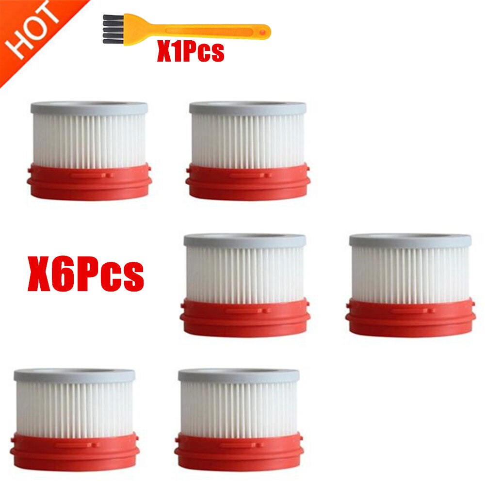 Xiaomi-Accesorios para filtro HEPA de aspiradora inalámbrica Dreame, recambio/accesorio para robot aspirador V9 V9B V10, kit de piezas que incluye cepillo rodillo: 7pcs-set