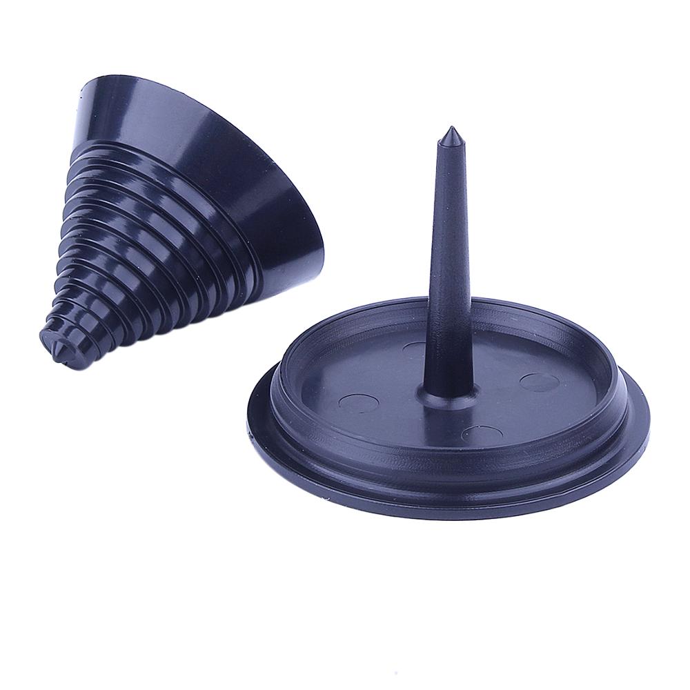 Cortadora de césped de doble capa, afilador de cuchillas para taladro con balancador de cuchillas para taladro eléctrico, 4 Uds.