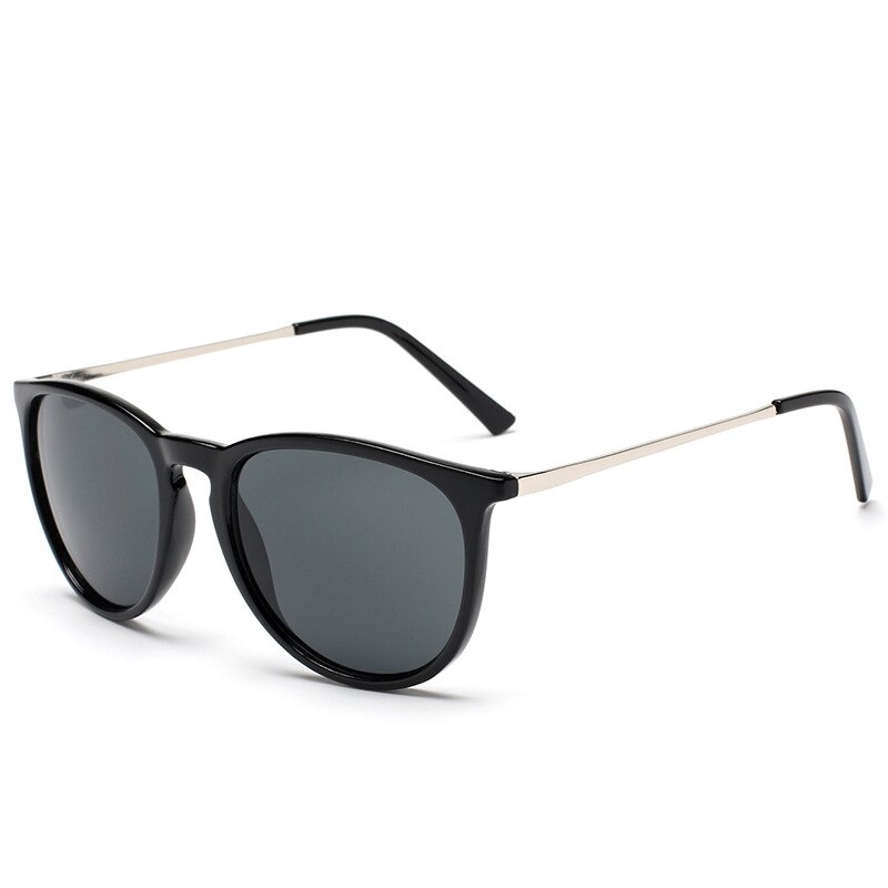 Vintage cat eye zonnebril met bescherming tegen straling, gespiegelde zonnebril, vintage zonnebril voor dames en heren, retro autorijden, unisex bril: Default Title