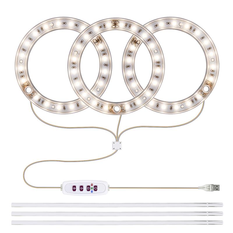 Luz LED de espectro completo para cultivo de plantas, lámpara Phyto Grow, USB, 5V, iluminación para crecimiento de plantas de interior: 07