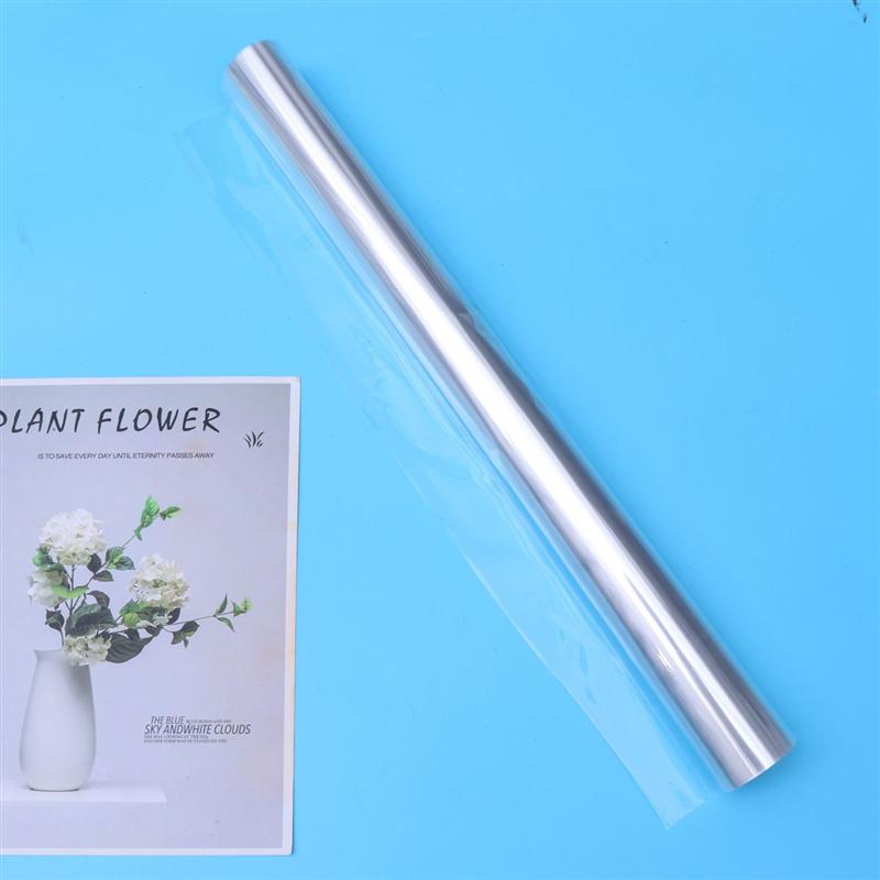 Rollo de celofán transparente grueso para , cestas de flores, suministros de envoltura, cestas, suministros de manualidades