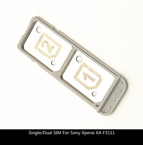 Sim Kaart Lade Houder Connector Slot Adapter Voor Xperia Xa F3111 F3113 F3115 F3112 F3116 Dual