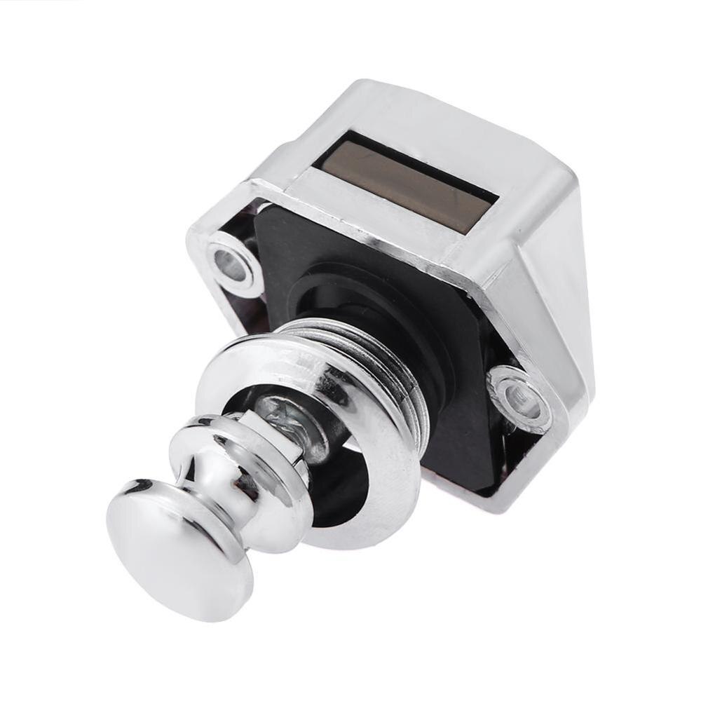Camper Car Push Lock Button Lock Caravan Boat Motor Home Cabinet Drawer Latch Button Locks for closet doors Furniture Hardware: 03 White