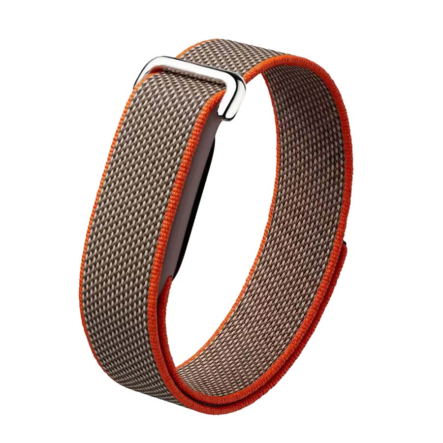 Nylonowy pasek z pętelką robić Google Fitbit powietrze, oddychający zamienny pasek na nadgarstek robić Fitbit powietrze, akcesoria robić smartwatcha.: Pomarańczowy