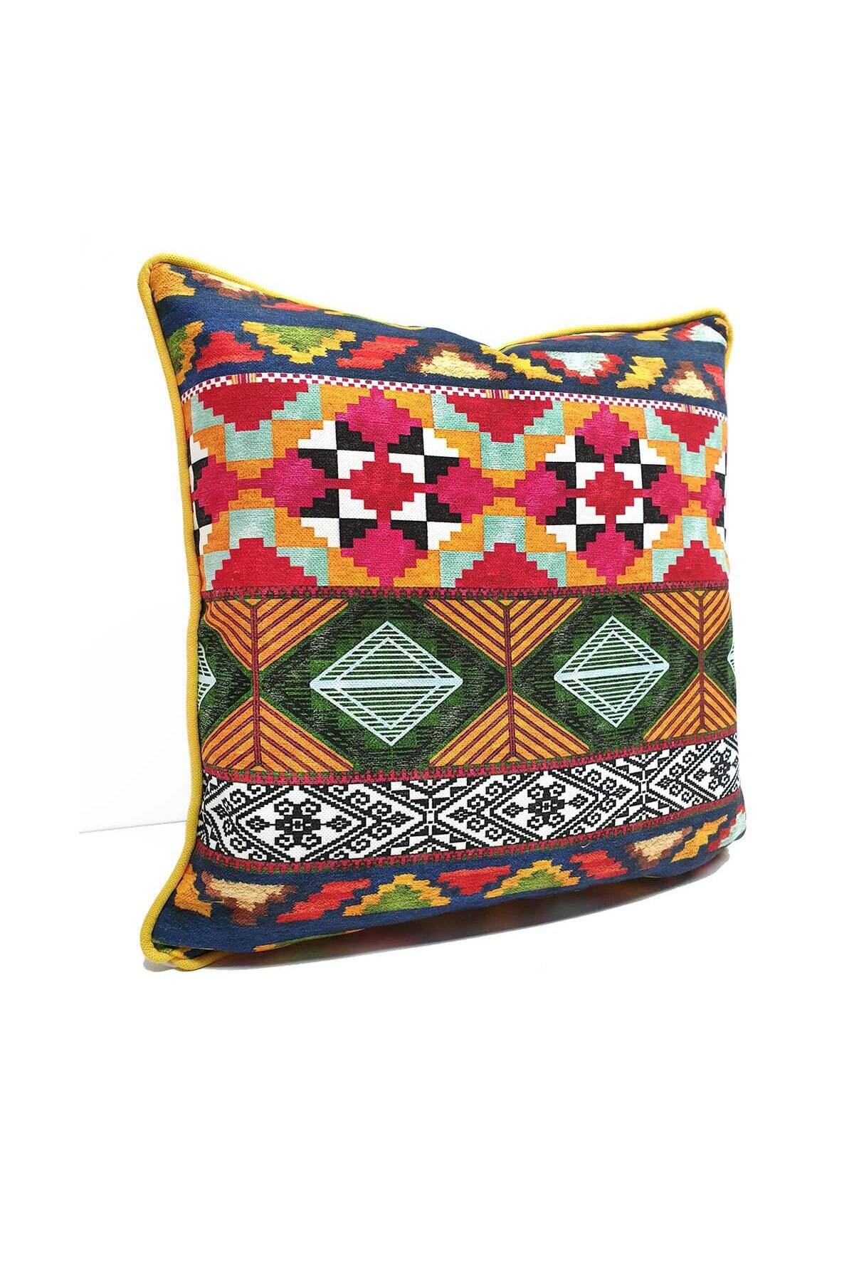 Federa per cuscino decorativo con motivo azteco etnico
