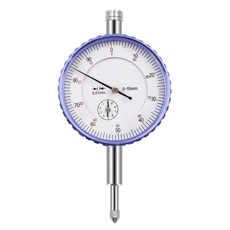 High-precision Pointer Industrial Dial Indicator 0-10 mm Stable Performance Table with Lug Back Measurement Dial Gauge instrumen