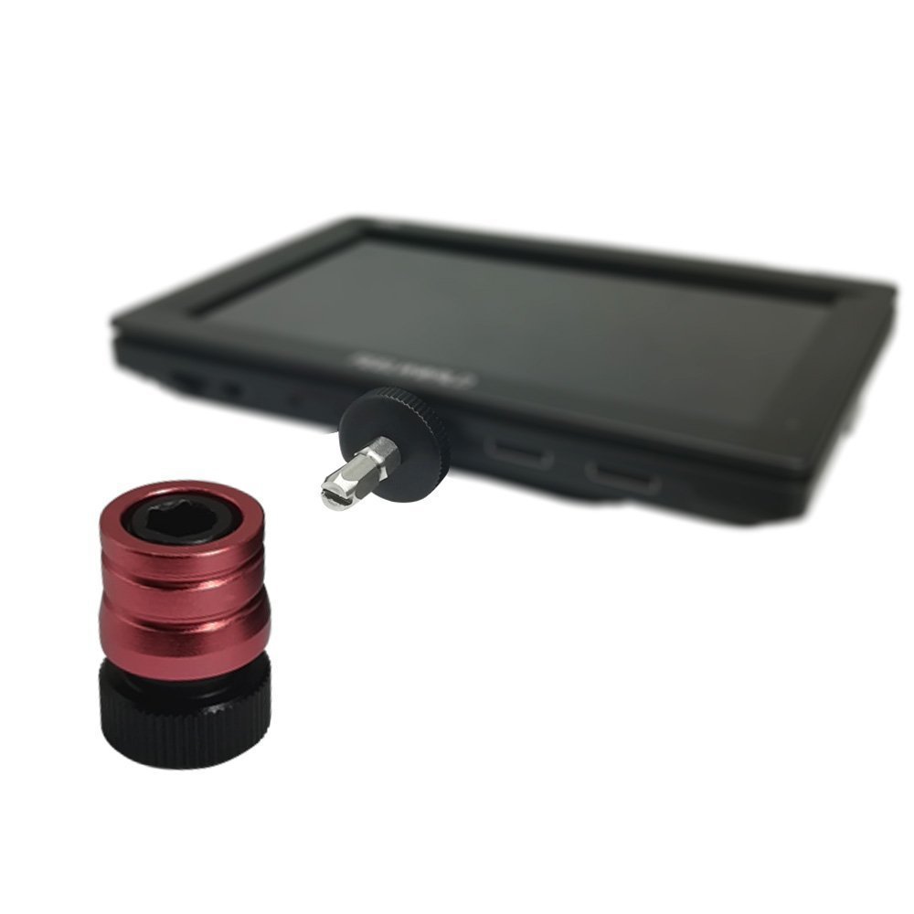 Testa del treppiede Monitor di Piastra A Sgancio Rapido per il Monitor LCD Braccio Magico HA CONDOTTO LA Luce Della Macchina Fotografica Videocamera Rig 1/4-inch foro Testa A Sfera