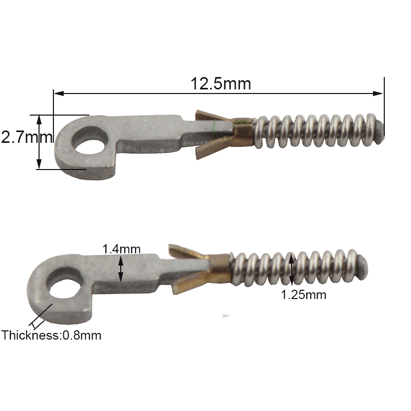 100PCS spring inserts for repairing broken eyeglass flex temples broken spring replacement part 11-4-1A