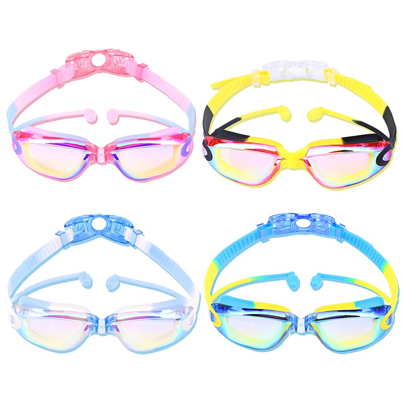 Siliconen transparant Zwembril Anti-fog UV kids Sport Eyewear Zwemmen Bril voor kinderen