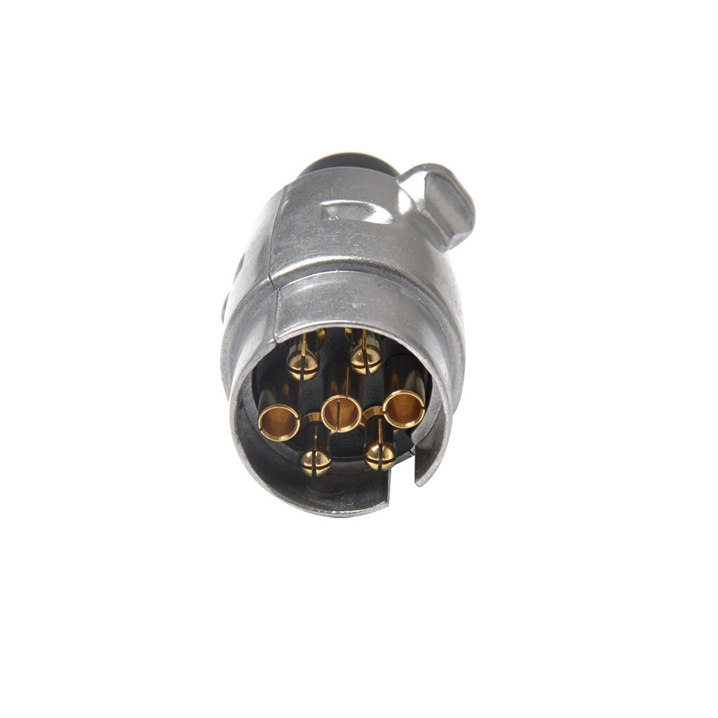 12V 7-pin Trailer Connector Aluminum 7-poles Connector Truck Accessories Caravan Accessories