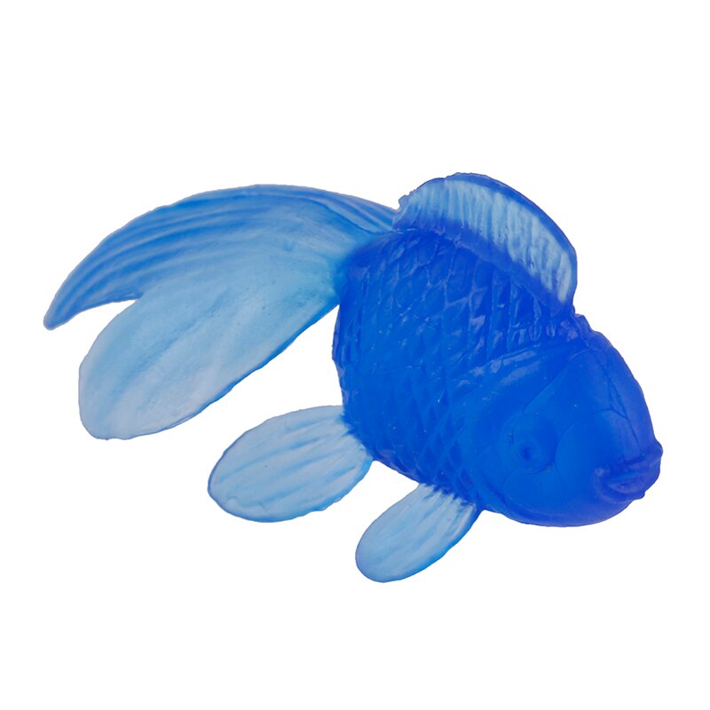 10 sztuk/partia miękkiej gumy złota ryby połowów zabawki plastikowe symulacji małe rybki dzieci dziecko zabawki wody hurtowych