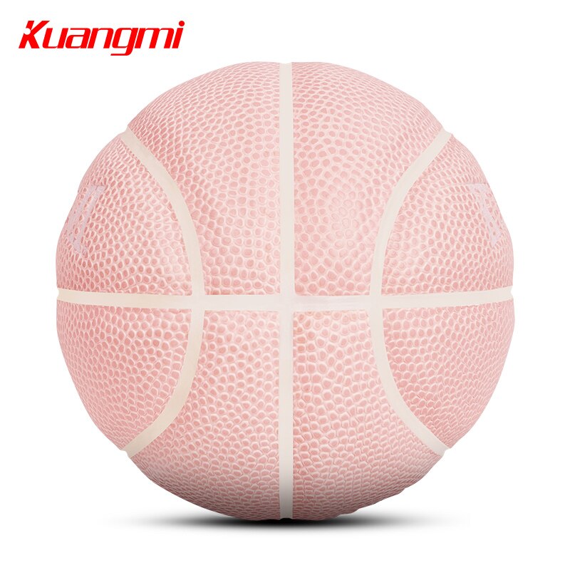 Kuangmi Mini Basketball Pink 13cm Size 1 Indoor Ourdoor Ball for Kids Children Baby Games Toys Basketballs Accessory