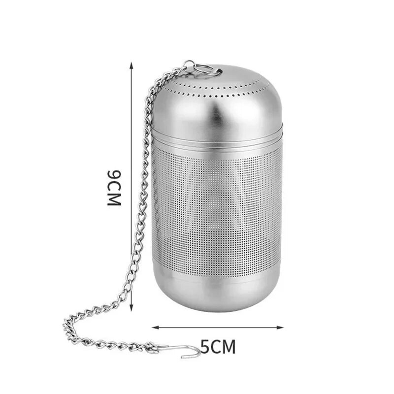Coador de chá de aço inoxidável, infusor de chá, folhas de chá, tempero, bola, bule, malha fina, filtro de café, aparelho de chá: Prateado