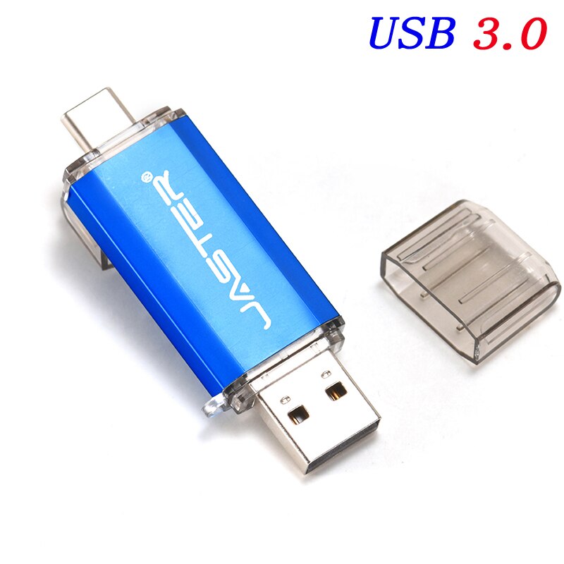 JASTER OTG Usb bagnetowy C Pen Drive 128 GB 64 GB 32 GB 16 GB pamięć USB 3.0 Hoge Snelheid Pendrive dla typu C Apparaat: 64GB / B