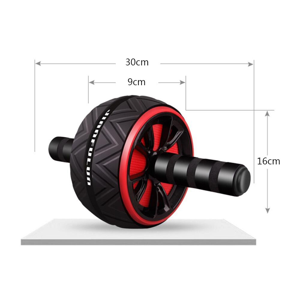 Ab rulle store hjul abdominal muskel træner til fitness ingen støj ab rullehjul hjemme træning træning fitnessudstyr
