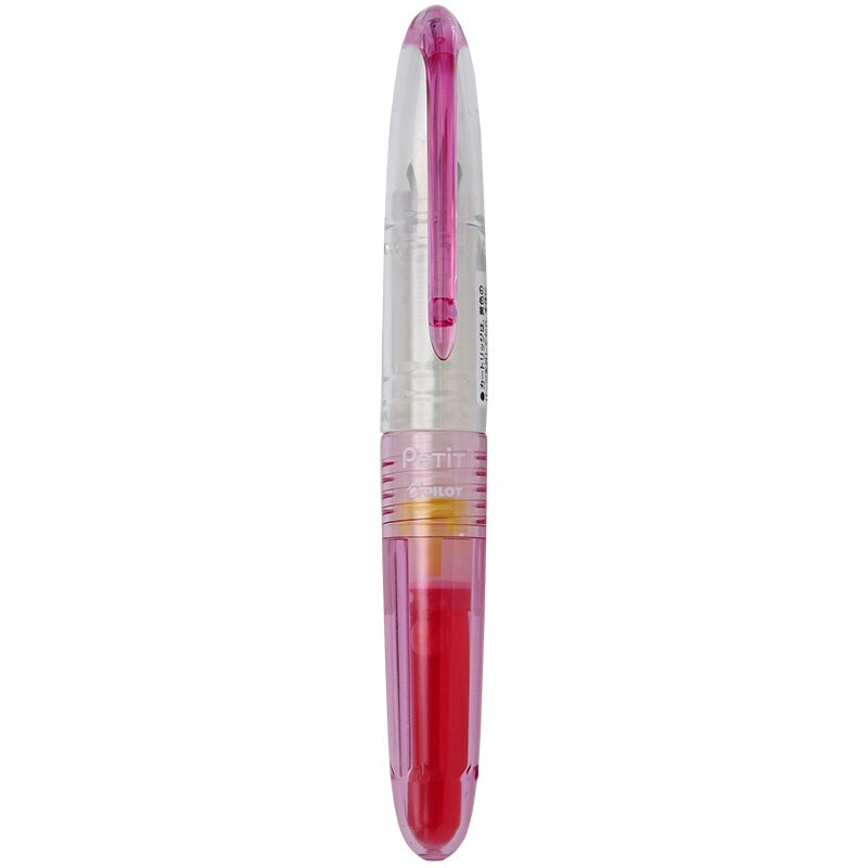 Kawaii pilotpenna spn -20 mini reservoarpenna fin spets 0.3mm genomskinlig färgglad bläck student skrivartillbehör barn wrting: Rosa minipenna