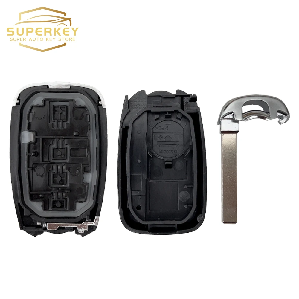SUPERKEY 2/3/4/5 botones carcasa para llave remota Fob para Chevrolet Chevy Camaro Cruze Malibu Equinox