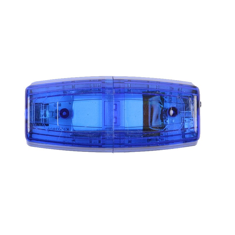 Blauw Rood Geel Rode Kleur Led Knippert Schouder Lamp Licht Alarm Patrol Waarschuwing: Blauw