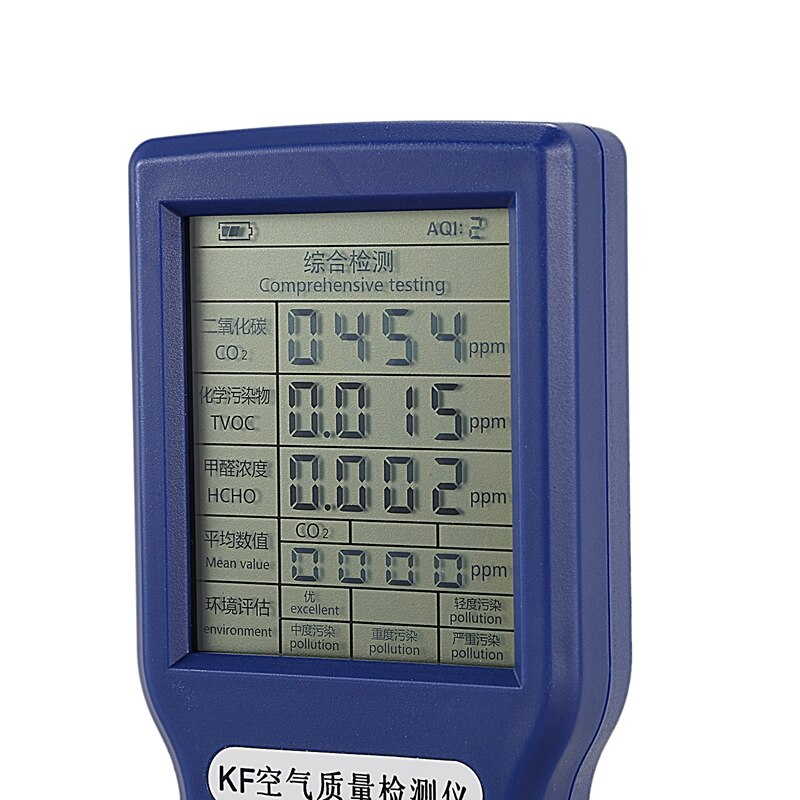 TOP Portable Co2 Ppm Meters Carbon Dioxide Detector Co2 Tvoc Hcho Aqi Monitor Multi Gas Analyzer From Manufacturer