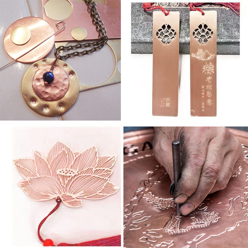 1pcs Pure Copper Sheet Thick0.25mm-8mm Metal Copper Plate 100x100mm 150x150mm Cu Metal Sheet Foil Plate Copper Sheet