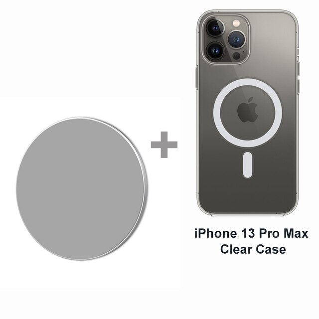 Magnetische Zuig Wall Mount Voor Iphone 13 / 12 Mini Pro Max Dunne Aluminiumlegering Muur Holder Mobiel Stand W/ Strip Lijmen: iP13 Pro Max Case