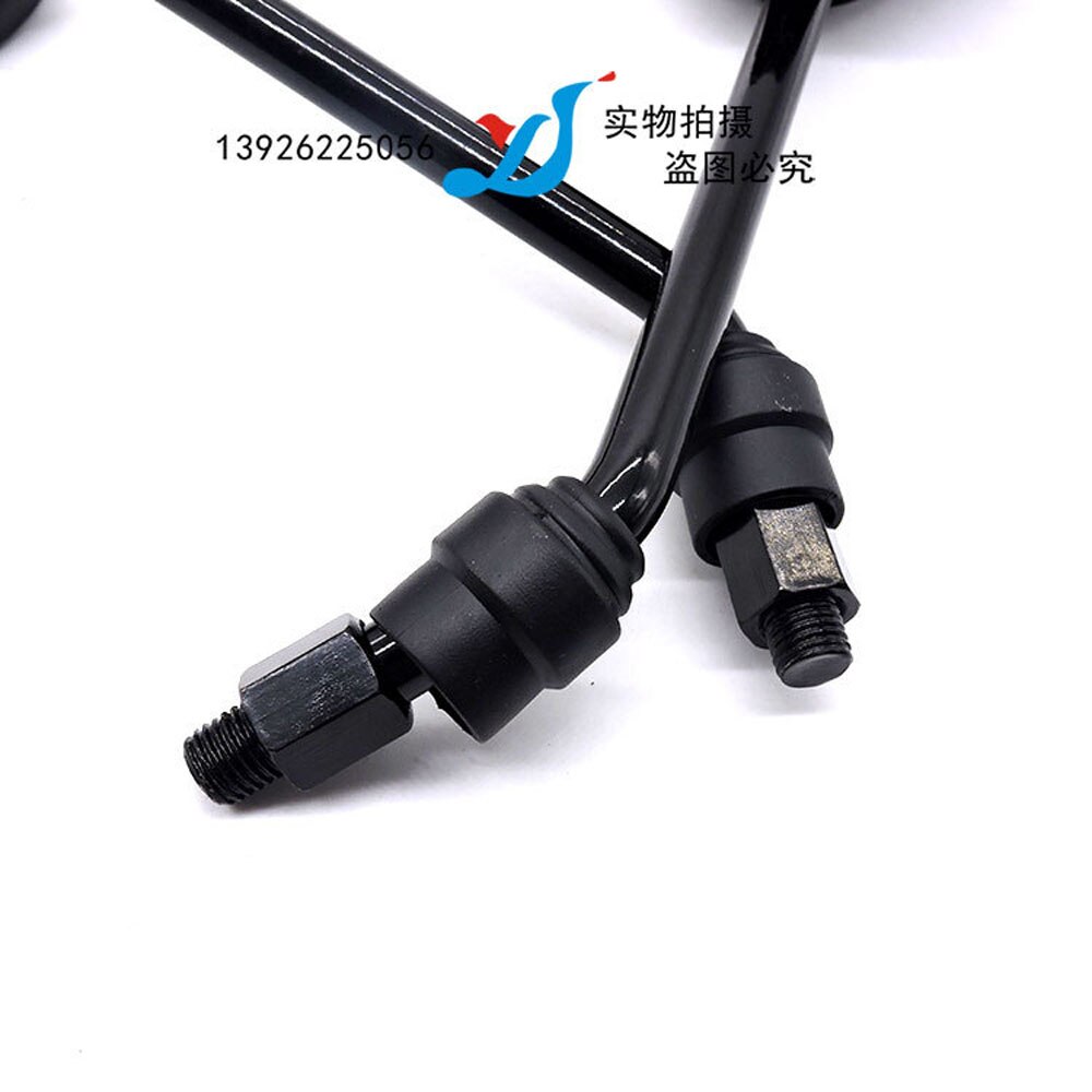 Rétroviseurs universels de Moto de 8mm 10mm rétroviseurs latéraux noirs de Moto de Scooter pour Honda suzuki gs500 yamaha r1 trk502 Kawasaki