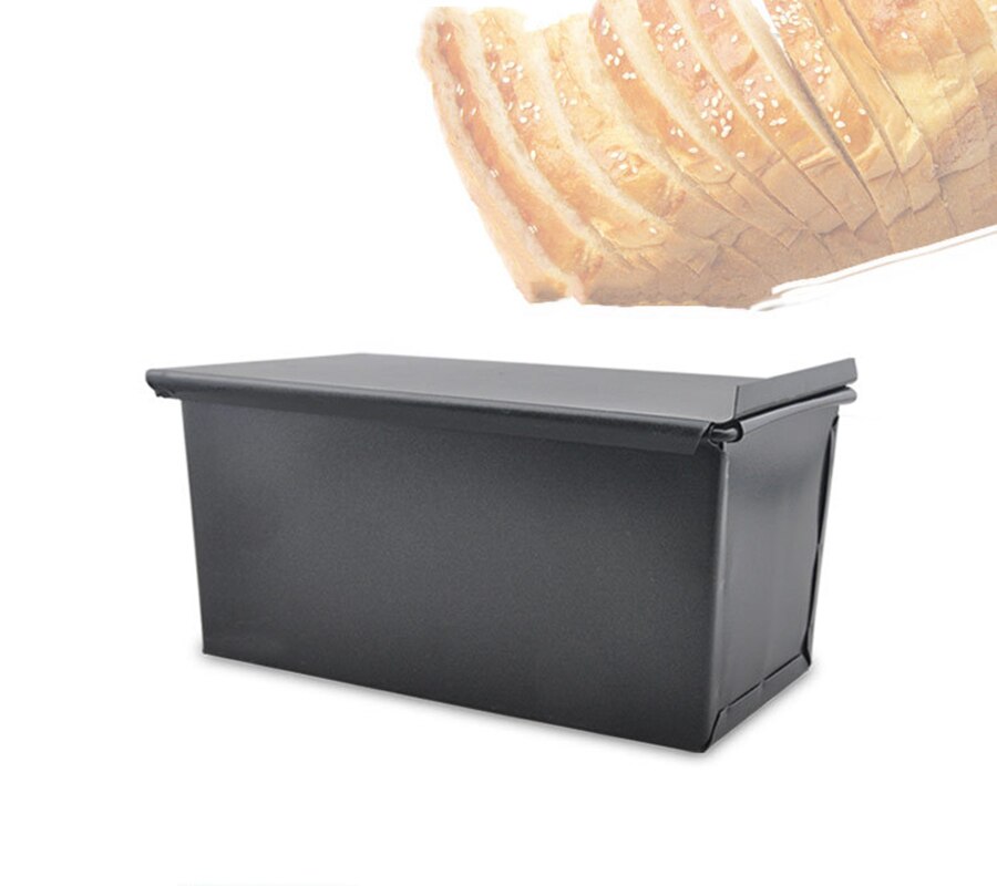 Non-Stick Bread Loaf Baking Pan Tray Mold Household Brownie Toast Pastry Mould With Lid Kitchen Metal Bakeware Tools