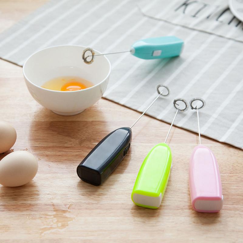 Milk Drink Coffee Whisk Mixer Electric Egg Beater Frother Foamer Mini Handle Stirrer Practical Home Kitchen Cooking Tools
