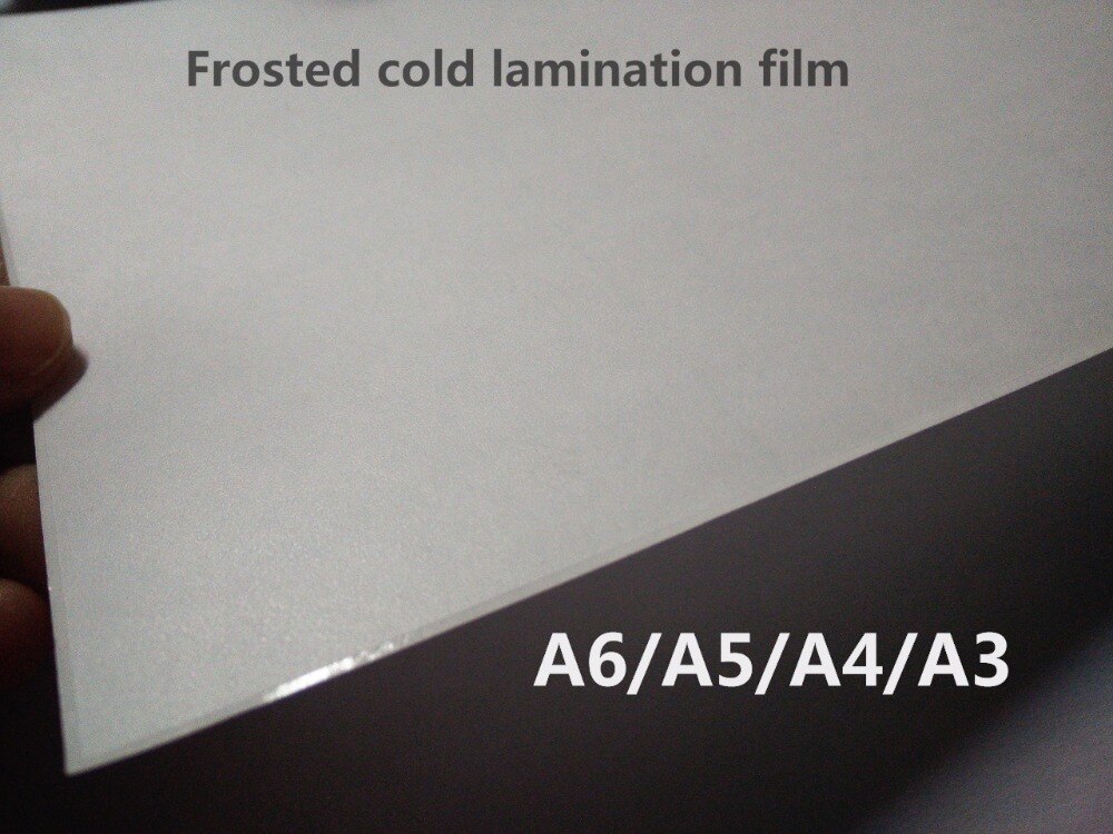 A6/A5/A4/A3 Foto Frosted Textuur Koud Lamineren Film Lakens