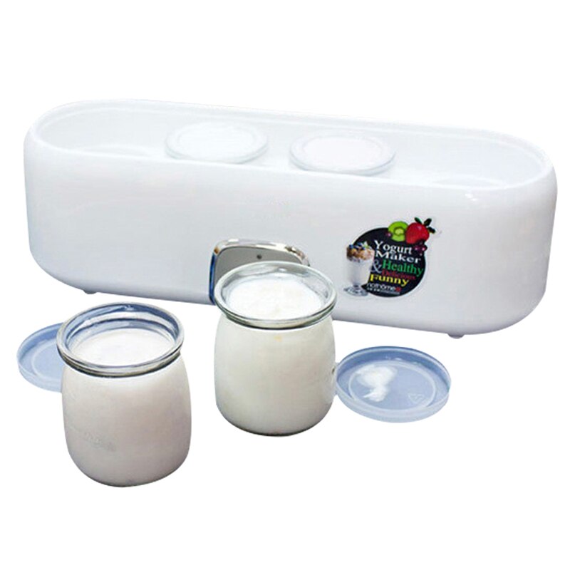 Máquina de iogurte caseira nsn601 faça você mesmo, copo de vidro, iogurte caseiro, máquina de fermentação automática de iogurtes