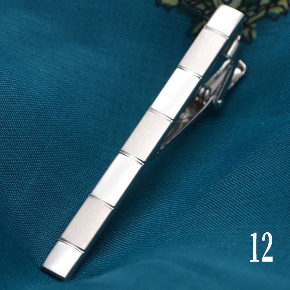 Tie Clips Mannen Metalen Stropdas Bar Jurk Shirts Tie Pin Huwelijksceremonie Metalen Gouden Stropdas Clip Man Business tie Pin Accessoires: B12