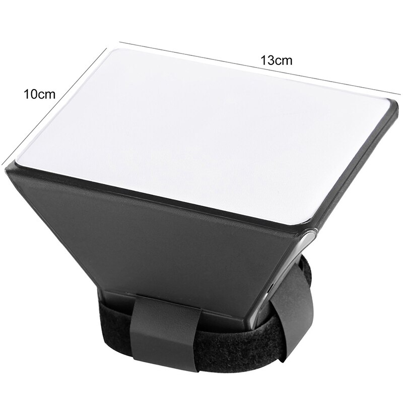 1pc 6.5" 10x13cm Mini Softbox Diffuser For DSLR Flash Speedlite Speed Light Portable Photography Flash Softbox Diffuser
