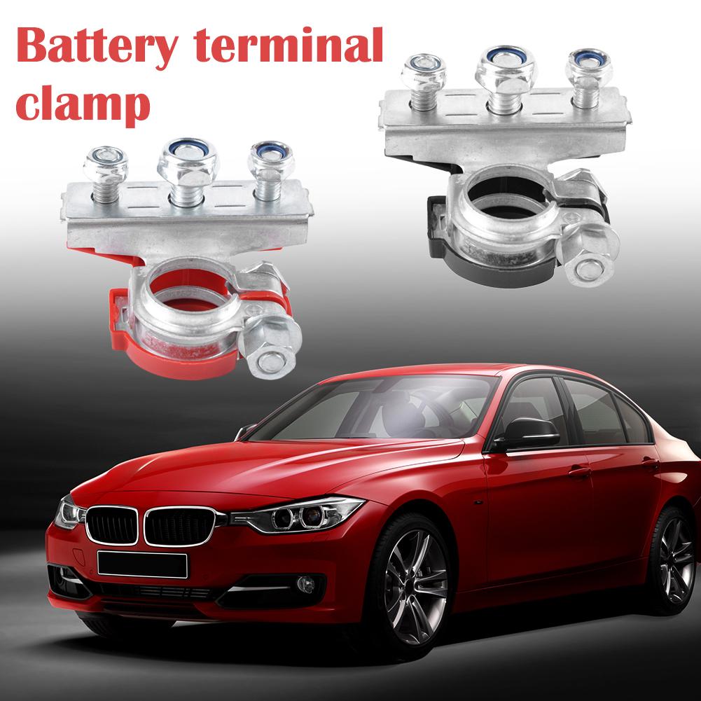Universal Car Battery Terminal Connector Battery Column Joint Clip Car Top Terminals Wire Cable Clamp Post Car Battery Pile Head