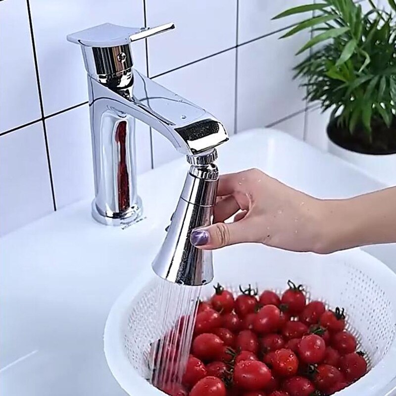 Universal Splash Filter Faucet 720°Rotating Tap Spray Head Anti Splash Water Bubbler Kitchen Tap Water Saving Nozzle Sprayer